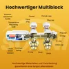 SONNI Set multibloc pour radiateurs - Robinetterie de Voir les images du produit 5