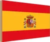 vianmo Holzschild 12x18 cm Spaniens Spain Flagge Geburtstag Produktbild-Vorschau 1