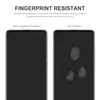 Comparison of a new upgraded screen protector versus an old screen protector, showing fingerprint resistance. Produktbild-Vorschau