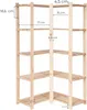 STOLMAK Holzregal Eckregal 83x170x38 cm Kiefernholz Produktbild-Vorschau 6