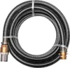 Saugschlauch mit Messing-Anschlüssen 15 m 25 mm Schwarz Produktbild-Vorschau 1