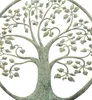 Wandbild Baum des Lebens Metall mintgrün – Ø 40cm, Wanddeko Produktbild-Vorschau 4