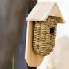 Vogelhaus aus Weidengeflecht aus Holz und Seegras für eine Produktbild-Vorschau 5