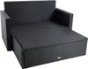 Gartenmöbel Polyrattan Sitzgruppe Lounge Sofa Gartensofa Produktbild-Vorschau 6