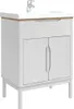 vidaXL Wastafelmeubel FLORO, wit, 60 x 40 x 80 cm Productafbeelding-voorbeeld 3