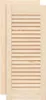 Schranktüren Lamellen-Design 2 Stk. 69x29,5cm Massivholz Produktbild-Vorschau 1