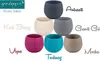 6 vasi rotondi per cactus color crema 10 cm con drenaggio, Anteprima dell’immagine prodotto 3