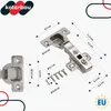 KOTARBAU® 10er Set Möbelscharnier Innenanschlag Soft Close Produktbild-Vorschau 3