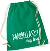 Huuraa Turnbeutel Marbella my love 12 Liter Kelly Green Produktbild-Vorschau 1