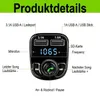 FM Transmitter Bluetooth 5.0 Auto – KFZ Radio Adapter mit Produktbild-Vorschau 3