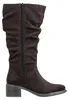 Rieker Damen Stiefel geraffter Schaft Blockabsatz Produktbild-Vorschau 7