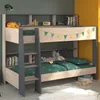 Etagenbett Leo inkl. Matratzenauflagen - Eiche/grau Produktbild-Vorschau 2