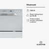 Klarstein Amazonia 6, myčka nádobí, 1380 W, , 6 sad nádobí, Náhled obrázku produktu 2