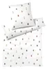 elegante Soft-Flanell Bettwäsche Teddy weiß 135x200 cm + Produktbild-Vorschau 2