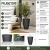 Blumentopf Ø: 41 x H: 55,7 cm Faux Black, für Innen & Produktbild-Vorschau 3