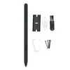 A stylus and its accessories are laid out on a white background. Produktbild-Vorschau