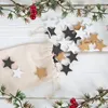 24 kleine Holzsterne Mini Sterne schwarz gold weiß 2,5 cm Produktbild-Vorschau 2
