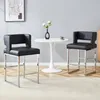 Lot de 2 tabourets de bar, style nordique, carrés, Voir les images du produit 5