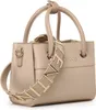 A beige Valentino Bags handbag is shown against a white background. Podgląd zdjęcia produktu