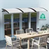 COSTWAY Auvent pour porte d'entrée 122x99cm, Auvent en alu Voir les images du produit 4