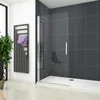 Walk in Duschkabine 90x195cm Pendel-Duschwand 6mm Nanoglas Produktbild-Vorschau 1