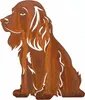 Edelrost Cocker Spaniel - Rost Deko Hund Rostfigur Produktbild-Vorschau 1