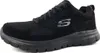A black Skechers sneaker is shown from the side against a white background. Anteprima dell’immagine prodotto