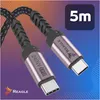 USB-C nabíjecí kabel, 5 metrů, 240W, 5A, PD, rychlonabíjecí Náhled obrázku produktu 8