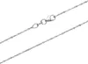 Glänzende Singapurkette aus 375er Weißgold GC0014 Produktbild-Vorschau 1