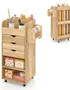 Carrello COSTWAY con 3 cassetti, carrello artigianale con 2 Anteprima dell’immagine prodotto 1