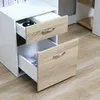 HOMCOM Bureau informatique avec 2 tiroirs, bureau avec Voir les images du produit 9