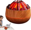 300ML Ultra-leiser USB Aroma Diffuser mit Flammeneffekt, 2 Produktbild-Vorschau 1