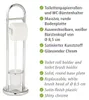 WENKO set per WC a libera installazione Siena cromo scopini Anteprima dell’immagine prodotto 3