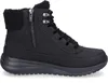 A black Skechers women's boot is shown against a white background. Voir les images du produit