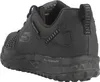 A rear-side view of a black Skechers sneaker. Produktbild-Vorschau