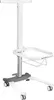 A medical or beauty treatment trolley with a height-adjustable basin holder. Produktbild-Vorschau