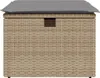 vidaXL Záhradná stolička s vankúšom béžová 55x55x37 cm Poly Náhľad obrázku produktu 4