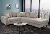 riess-ambiente Modernes Ecksofa KENT 220cm greige Cord Produktbild-Vorschau 4