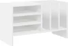 Szafka na płyty winylowe z półką Biały 78,5 x 35 x 45 cm Podgląd zdjęcia produktu 1