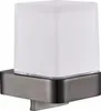 Distributeur de savon mural NIL en laiton chromé et verre Voir les images du produit 3