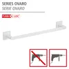 WENKO Handtuchstange Ovaro Bad  Halter Selbstklebend Ohne Produktbild-Vorschau 2