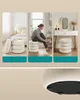 SONGMICS Schminktisch-Hocker mit Stauraum, runder Produktbild-Vorschau 4