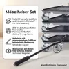 Mucola Möbelheber Set Möbelroller 300KG Umzughelfer Möbel Produktbild-Vorschau 2