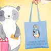 Mr. & Mrs. Panda Shopping Tasche Stiefmutter Herzen - Sky Produktbild-Vorschau 2