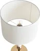BELIANI Tischlampe Messing u. Beige Metall mit Stoffschirm Produktbild-Vorschau 8