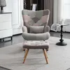 Sweiko Wygodny kolorowy fotel bujany, wysokość 93 cm, Podgląd zdjęcia produktu 6