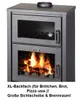 Kaminofen mit Backfach Victoria Triumph F, schwarz mit Produktbild-Vorschau 2