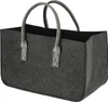 Filztasche Anthrazit Kaminholztasche Henkeltasche  Produktbild-Vorschau 1
