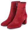 Stivaletti da donna Tamaris, colore rosso, in pelle Anteprima dell’immagine prodotto 1