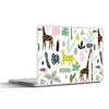 MuchoWow® Laptop Aufkleber Sticker Cover Dschungel - Muster Produktbild-Vorschau 1